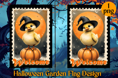 Garden Flag Sublimation designs | Halloween Sublimation Product Image 1