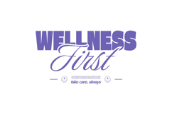 Wellness First Minimal Typography Quotes for T shir Product Image 1