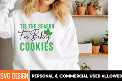 Tis The Season For Baking Cookies SVG | Christmas SVG Design Product Image 2