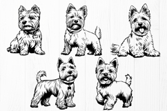 West Highland White Terrier SVG Bundle, 11 Westie Dog Design Product Image 3