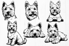 West Highland White Terrier SVG Bundle, 11 Westie Dog Design Product Image 2
