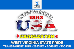 West Virginia State Pride Graphic Design Product Image 1