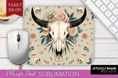 Boho Western Mouse Pad Sublimation - Country Mousepad PNG Product Image 1