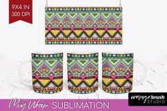 Boho Western Mug Wrap - Country Mug PNG Sublimation Product Image 1