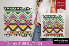 Boho Western Tote Bag - Country Tote Bag PNG Sublimation Product Image 1
