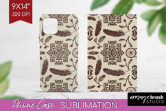 Boho Western Phone Case PNG - Country Case PNG Sublimation Product Image 1