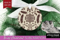 Boho Western Ornament PNG - Country PNG Sublimation Product Image 1