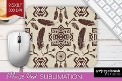 Boho Western Mouse Pad Sublimation - Country Mousepad PNG Product Image 1