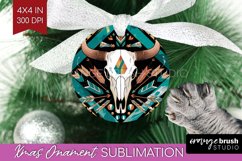 Boho Western Ornament PNG - Country PNG Sublimation Product Image 1