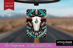 Boho Western Air Freshener PNG - Country PNG Sublimation Product Image 1