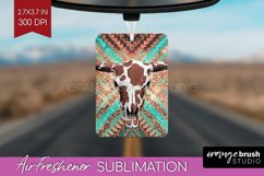 Boho Western Air Freshener PNG - Country PNG Sublimation Product Image 1