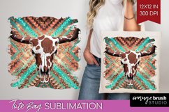 Boho Western Tote Bag - Country Tote Bag PNG Sublimation Product Image 1