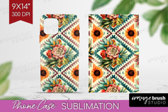 Boho Western Phone Case PNG - Country Case PNG Sublimation Product Image 1