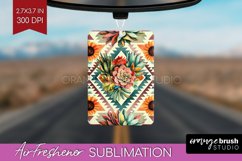 Boho Western Air Freshener PNG - Country PNG Sublimation Product Image 1