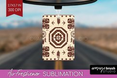 Boho Western Air Freshener PNG - Country PNG Sublimation Product Image 1