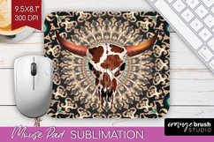 Boho Western Mouse Pad Sublimation - Country Mousepad PNG Product Image 1