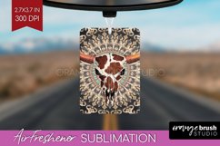 Boho Western Air Freshener PNG - Country PNG Sublimation Product Image 1