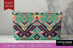 Boho Western Cosmetic Bag - Country Makeup Bag PNG Product Image 1
