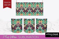 Boho Western Mug Wrap - Country Mug PNG Sublimation Product Image 1