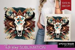Boho Western Tote Bag - Country Tote Bag PNG Sublimation Product Image 1