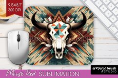 Boho Western Mouse Pad Sublimation - Country Mousepad PNG Product Image 1
