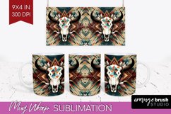 Boho Western Mug Wrap - Country Mug PNG Sublimation Product Image 1