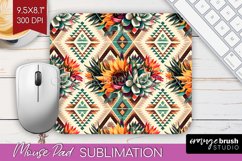 Boho Western Mouse Pad Sublimation - Country Mousepad PNG Product Image 1