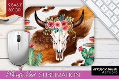 Boho Western Mouse Pad Sublimation - Country Mousepad PNG Product Image 1