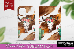 Boho Western Phone Case PNG - Country Case PNG Sublimation Product Image 1