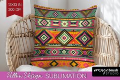 Boho Western Pillow Sublimation - Country Pillow Cover PNG Product Image 1