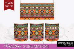Boho Western Mug Wrap - Country Mug PNG Sublimation Product Image 1