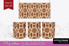 Boho Western Mug Wrap - Country Mug PNG Sublimation Product Image 1