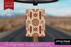 Boho Western Air Freshener PNG - Country PNG Sublimation Product Image 1