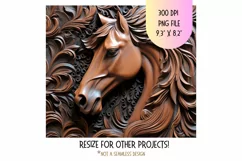 Western 3d Tumbler Wrap | 3d Horse Tumbler Sublimation Png