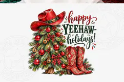 Western Christmas Cowboy PNG Product Image 5