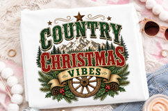 Western Christmas Sublimation PNG Product Image 2