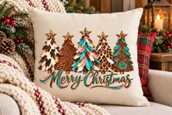 Western Christmas Trees PNG, Merry Christmas Sublimation Product Image 2
