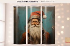 Western Christmas Tumbler Sublimation  Santa Tumbler Wrap