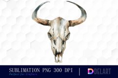 Western Cow Skull Graphics Clipart Product Image 1