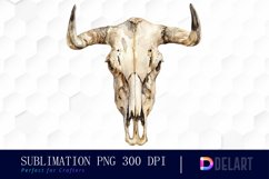Western Cow Skull Graphics Clipart Product Image 1
