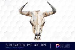 Western Cow Skull Graphics Clipart Product Image 1