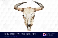 Western Cow Skull Graphics Clipart Product Image 1