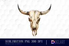 Western Cow Skull Graphics Clipart Product Image 1