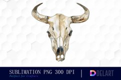 Western Cow Skull Graphics Clipart Product Image 1