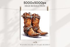 Western Cowboy Boots Wild West Clipart Decoration Vintage Art Image Watercolor Transparent Print illustration sublimation creepy printable digital  watercolor Western Cowboy Boots, Wild West clipart, cowboy, vintage american decoration art image