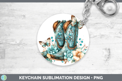 GorgeousWestern Cowboy Keychain design.