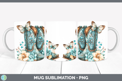 GorgeousWestern Cowboy Mug Wrap design.