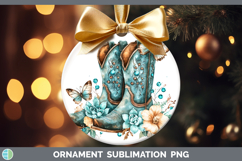 GorgeousWestern Cowboy Ornament design.