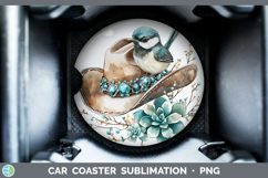 GorgeousWestern Cowboy Car Coaster design.