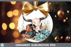 GorgeousWestern Cowboy Ornament design.